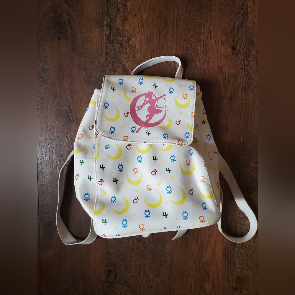 Sailor Moon faux leather Backpack